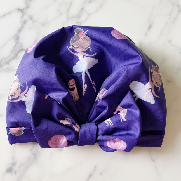 Satin Lined Turban Shower Cap – Always Covered