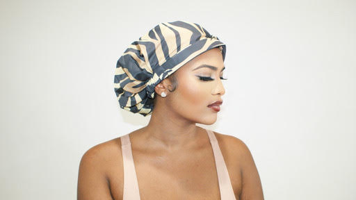 Satin Lined Turban Shower Cap – Always Covered